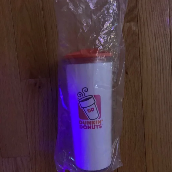 Dunkin' Donuts 2013 Coffee Travel Tumbler 16oz Dishwasher Safe Top Rack - Picture 5 of 6